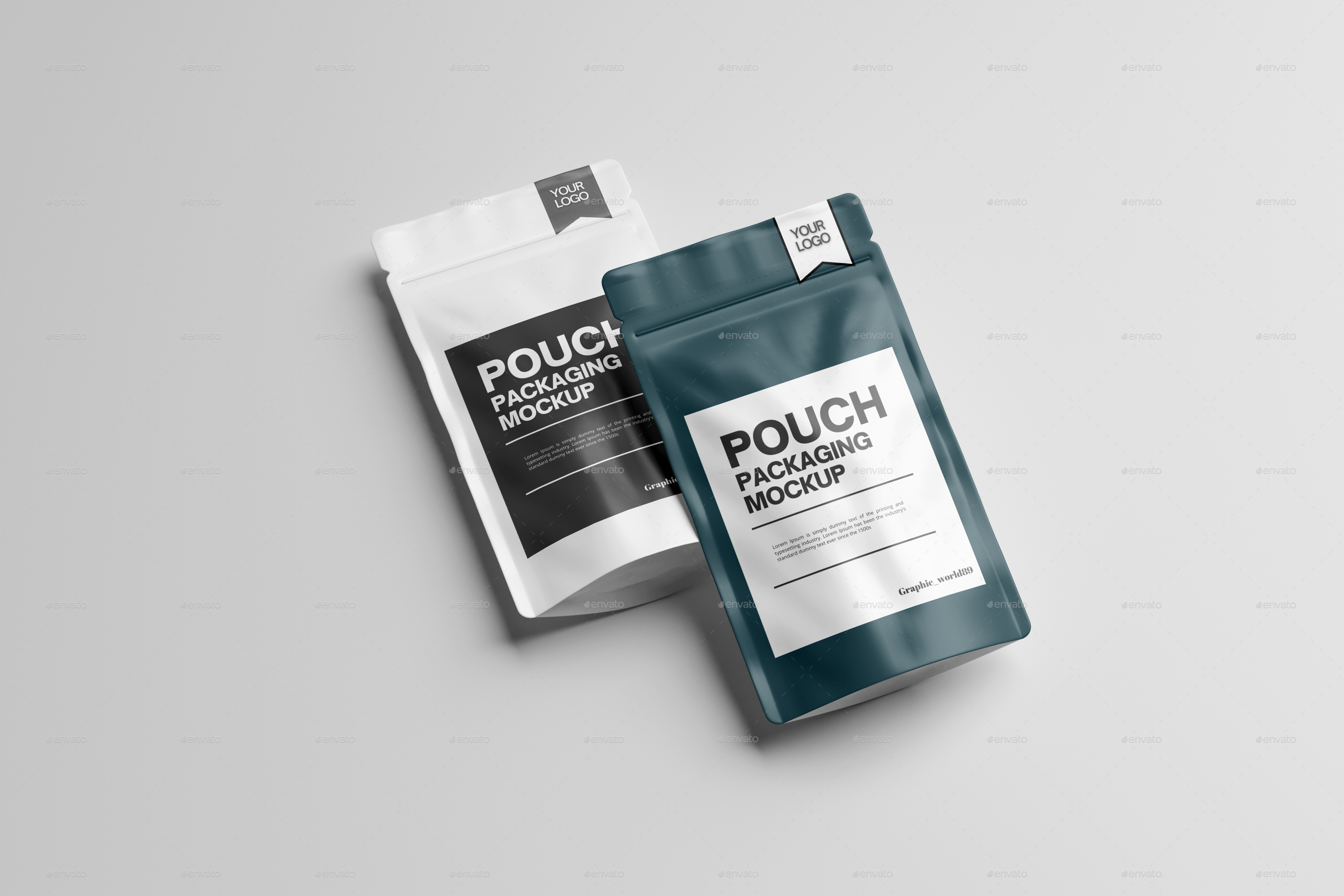 Pouch Packaging Mockup, Graphics GraphicRiver